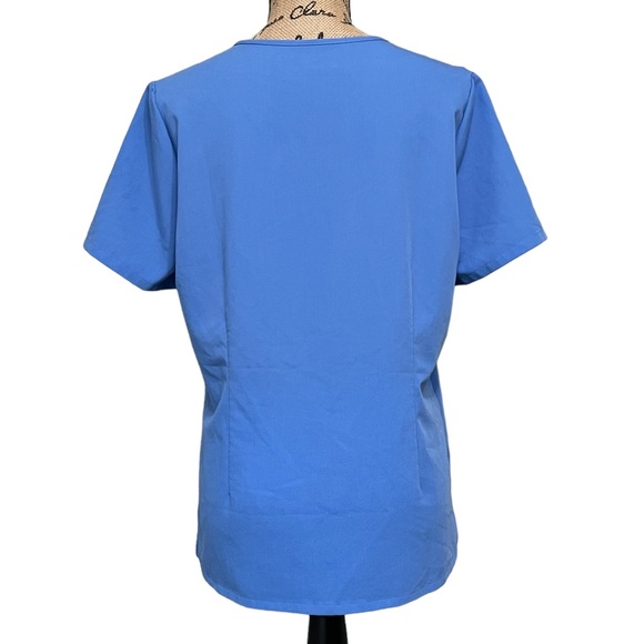 Figs Technical Collection blue scrub top Sz Med. - Picture 3 of 7